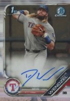 2019 Bowman Draft Chrome Draft Picks Autograph #CDADW Davis Wendzel Baseball Card