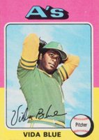 1975 Topps Mini #510 Vida Blue Baseball Card