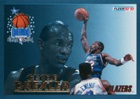 1992 Fleer All-Stars #13 Clyde Drexler Basketball Card