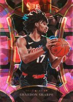 2023 Panini Select #386 Shaedon Sharpe Pink Cracked Ice Basketball Card