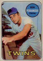 1969 Topps #77n Ron Perranoski LA not Visible Baseball Card