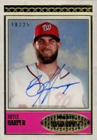 2018 Topps Brooklyn Collection Autographs #BC1BH Bryce Harper Baseball Card