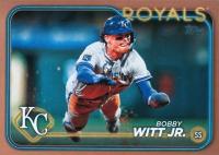 2024 Topps #254 Bobby Witt Jr. Gold Baseball Card