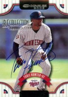 2005 Donruss Recollection Collection-Autograph #96 Torii Hunter Baseball Card