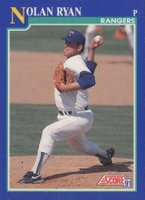 1991 Score #4 Nolan Ryan Baseball Card