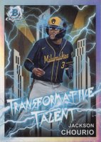 2023 Bowman Draft Transformative Talent #TT13 Jackson Chourio Refractor Baseball Card