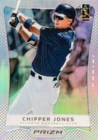 2012 Panini Prizm #100 Chipper Jones Prizm Baseball Card
