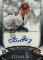 2010 Bowman Sterling #1 Stephen Strasburg Autograph Baseball Card