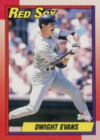 1990 O-Pee-Chee #375 Dwight Evans Baseball Card
