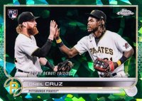 2022 Topps Chrome Update Sapphire Edition #267 Oneil Cruz Green Baseball Card