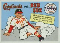1970 Fleer World Series #43 1946 Cardinals vs. Red Sox Baseball Card