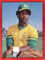 1982 Topps Stickers #221 Rickey Henderson Baseball Card