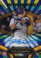 2016 Topps Chrome Youth Impact Autographs #KS Kyle Schwarber Baseball Card