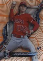 2018 Topps High Tek #HT-SO Shohei Ohtani Magma Diffractor-Orange Baseball Card
