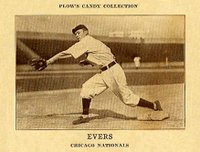 1912 Plow's Candy # Johnny Evers Baseball Card