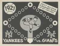 1967 Laughlin World Series #18 1921- Giants Vs. Yankees Baseball Card
