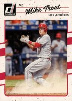 2017 Panini Donruss #104 Mike Trout Clapping Baseball Card
