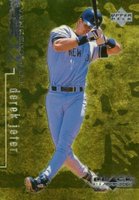 1999 Upper Deck Black Diamond #56 Derek Jeter Triple Baseball Card
