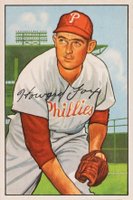 1952 Bowman #125 Howie Fox Baseball Card