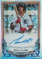 2024 Bowman Sterling Prospect Autographs #PAMC Max Clark Refractor Baseball Card