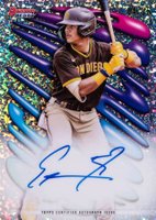 2023 Bowman's Best Shellacked Autographs #SHAES Ethan Salas Mini Diamond Baseball Card