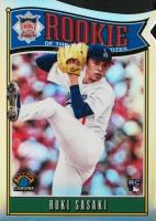 2025 Bowman Rookie of the Year Favorites #ROY10 Roki Sasaki Baseball Card