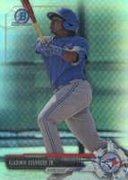 2017 Bowman Draft #BDC150 Vladimir Guerrero Jr. Chrome-Batting-Refractor Baseball Card