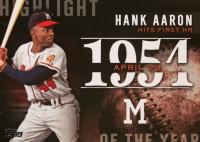 2015 Topps Update Highlight of the Year #H-69 Hank Aaron Baseball Card