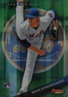 2015 Bowman's Best  #32 Noah Syndergaard Green Refractor Baseball Card