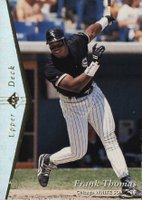 1995 SP #140 Frank Thomas 5-YR. BA.326-Silver Baseball Card