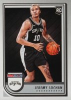 2022 Panini NBA Hoops #239 Jeremy Sochan Basketball Card