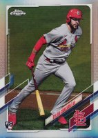 2021 Topps Chrome #140 Dylan Carlson SP Baseball Card