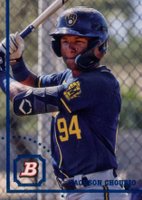 2022 Bowman Heritage Prospects #BHP106 Jackson Chourio Variation Baseball Card