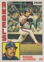 1984 O-Pee-Chee #100 Reggie Jackson Baseball Card