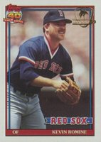 1991 Topps Desert Shield #652 Kevin Romine Baseball Card