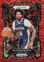 2023 Panini Prizm #89 Brandon Ingram Red Sparkle Basketball Card