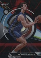 2023 Topps Finest #35 Franz Wagner Red/Black Vapor Basketball Card