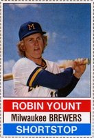 1976 Hostess #11 Robin Yount Hand Cut Baseball Card