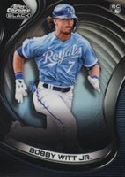 2022 Topps Chrome Black #51 Bobby Witt Jr. Refractor Baseball Card