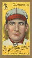 1911 Gold Borders Hindu #23 Roger Bresnahan mouth closed Baseball Card