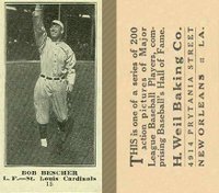 1916 Weil Baking Co. #15 Bob Bescher Baseball Card
