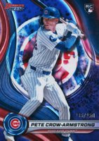 2024 Bowman's Best #17 Pete Crow-Armstrong Purple Refractor Baseball Card