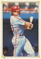1987 Topps Stickers #116 Mike Schmidt Hardback Test Baseball Card
