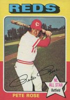 1975 Topps Mini #320 Pete Rose Baseball Card