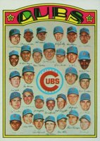 1972 Topps #192 Cubs Team Baseball Card