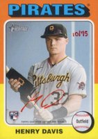 2024 Topps Heritage Real One Autographs #ROAHD Henry Davis Red Ink Baseball Card