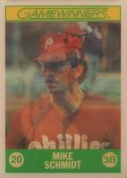 1988 Sportflics Gamewinners #21 Mike Schmidt Baseball Card