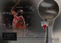 2005 Upper Deck ESPN ESPY Award Winners #MJ9 Michael Jordan 25th Anniversary Basketball Card