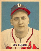 1949 Bowman #235 Jim Russell Baseball Card