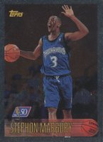 1996 Topps #177 Stephon Marbury NBA 50th Basketball Card